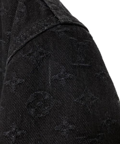 LOUIS VUITTON（ルイ ヴィトン）LOUIS VUITTON (ルイ ヴィトン) ベースボールシャツ ブラック サイズ:Sの古着・服飾アイテム
