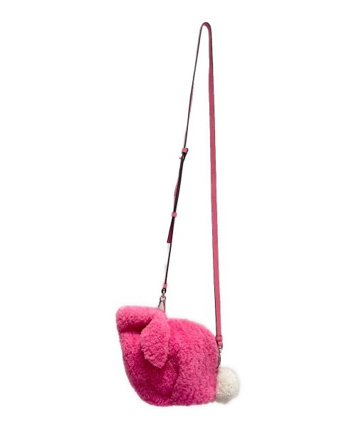 LOEWE（ロエベ）LOEWE (ロエベ) バニーミニショルダーバッグ ピンクの古着・服飾アイテム