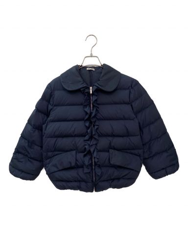 miu miu フリル付き黒ダウンジャケット 5603000108940903_01_4218.jpeg