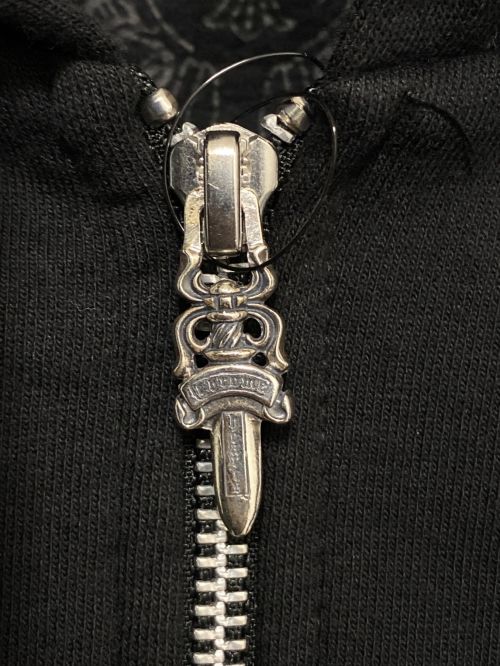 CHROME HEARTS（クロムハーツ）CHROME HEARTS (クロムハーツ) DOVER STREET MARKET (ドーバー ストリート マーケット) ジップパーカー ブラック サイズ:L 未使用品の古着・服飾アイテム