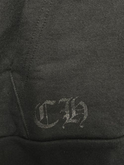 CHROME HEARTS（クロムハーツ）CHROME HEARTS (クロムハーツ) DOVER STREET MARKET (ドーバー ストリート マーケット) ジップパーカー ブラック サイズ:L 未使用品の古着・服飾アイテム
