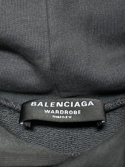 BALENCIAGA（バレンシアガ）BALENCIAGA (バレンシアガ) Large Fit Hoodie グレー サイズ:XXSの古着・服飾アイテム