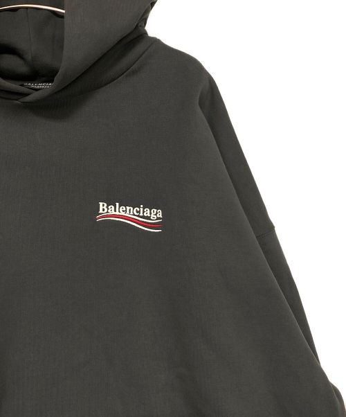 BALENCIAGA（バレンシアガ）BALENCIAGA (バレンシアガ) Large Fit Hoodie グレー サイズ:XXSの古着・服飾アイテム