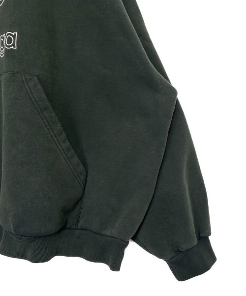 BALENCIAGA（バレンシアガ）BALENCIAGA (バレンシアガ) adidas (アディダス) Large Hoodie オリーブ サイズ:3の古着・服飾アイテム