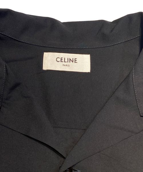CELINE（セリーヌ）CELINE (セリーヌ) WILTERN THEATERハワイアンシャツ ブラック サイズ:38の古着・服飾アイテム