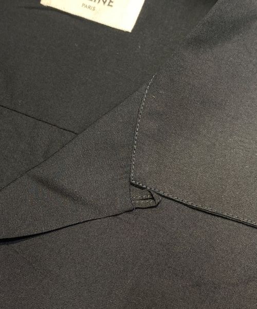 CELINE（セリーヌ）CELINE (セリーヌ) WILTERN THEATERハワイアンシャツ ブラック サイズ:38の古着・服飾アイテム