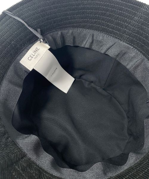 CELINE（セリーヌ）CELINE (セリーヌ) ミニトリオンフバケットハット ブラック サイズ:Lの古着・服飾アイテム