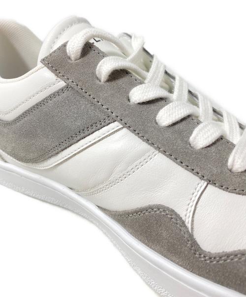 CELINE（セリーヌ）CELINE (セリーヌ) 23AW レースアップロースニーカー オプティックホワイト×グレー サイズ:42の古着・服飾アイテム