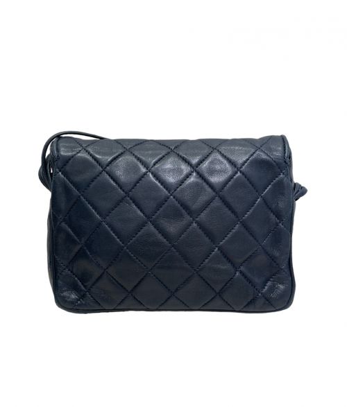 CHANEL（シャネル）CHANEL (シャネル) マトラッセショルダーバッグ ネイビーの古着・服飾アイテム