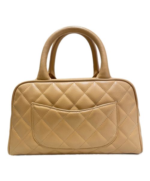 CHANEL（シャネル）CHANEL (シャネル) ココマークマトラッセハンドバッグ ベージュの古着・服飾アイテム