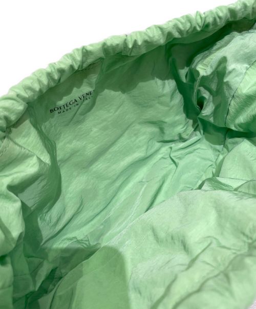 BOTTEGA VENETA（ボッテガベネタ）BOTTEGA VENETA (ボッテガベネタ) シェルバッグ グリーンの古着・服飾アイテム