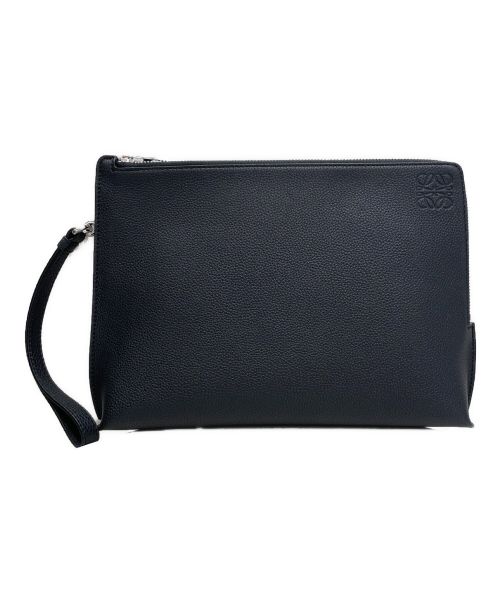 LOEWE（ロエベ）LOEWE (ロエベ) Lジップポーチ ブラックの古着・服飾アイテム