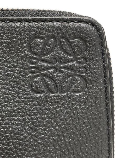 LOEWE（ロエベ）LOEWE (ロエベ) Lジップポーチ ブラックの古着・服飾アイテム