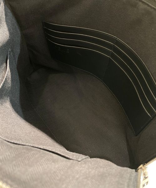 LOEWE（ロエベ）LOEWE (ロエベ) Lジップポーチ ブラックの古着・服飾アイテム