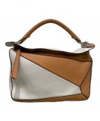 LOEWEロエベ）の古着「パズルバッグミディアム」｜ベージュ