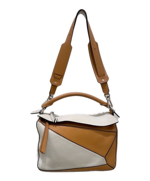 LOEWE（ロエベ）LOEWE (ロエベ) パズルバッグミディアム ベージュ サイズ:ミディアムの古着・服飾アイテム