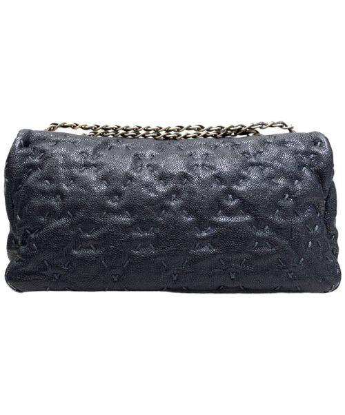 CHANEL（シャネル）CHANEL (シャネル) マトラッセ28 ブラック×マットゴールド サイズ:28の古着・服飾アイテム