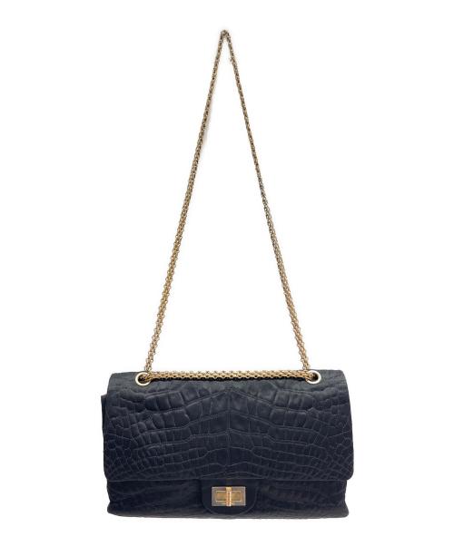 CHANEL（シャネル）CHANEL (シャネル) 2.55チェーンショルダーバッグ ブラック サイズ:-の古着・服飾アイテム