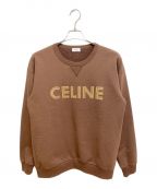 CELINEセリーヌ）の古着「23AW ロゴスウェット」｜ブラウン