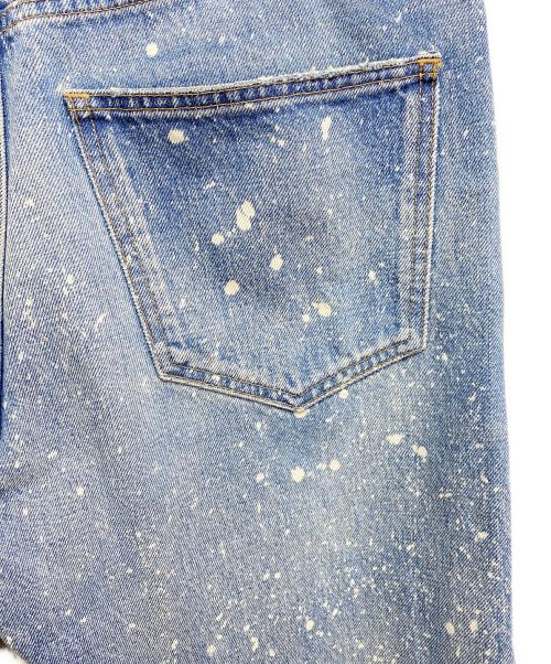 CELINE（セリーヌ）CELINE (セリーヌ) カートペインターウォッシュデニムパンツ インディゴ サイズ:30の古着・服飾アイテム