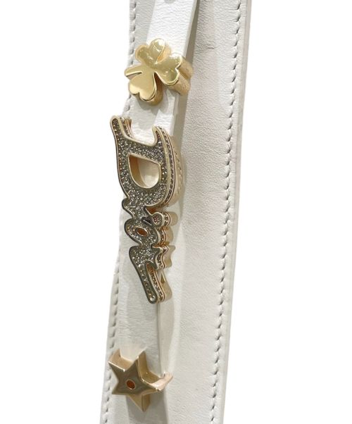 Christian Dior（クリスチャン ディオール）Christian Dior (クリスチャン ディオール) Lady Dior バッグ ミニ ホワイト サイズ:ミニの古着・服飾アイテム