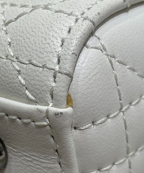 Christian Dior（クリスチャン ディオール）Christian Dior (クリスチャン ディオール) Lady Dior バッグ ミニ ホワイト サイズ:ミニの古着・服飾アイテム