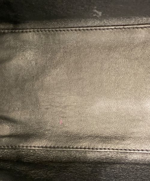 CELINE（セリーヌ）CELINE (セリーヌ) ラゲージ マイクロ ネイビー×ホワイト サイズ:マイクロの古着・服飾アイテム