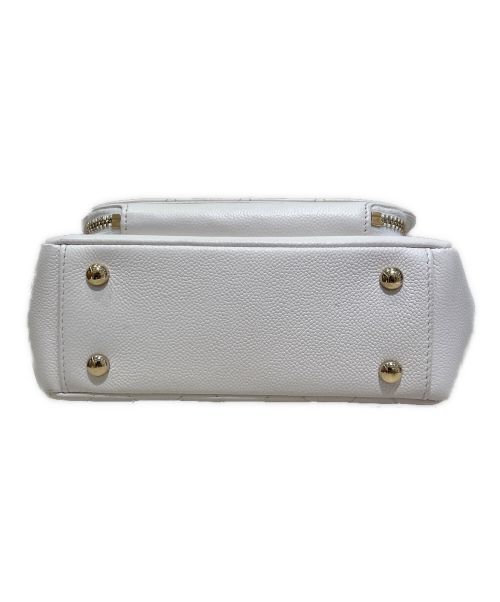 CHANEL（シャネル）CHANEL (シャネル) マトラッセトップハンドルショルダーバッグ ホワイトの古着・服飾アイテム