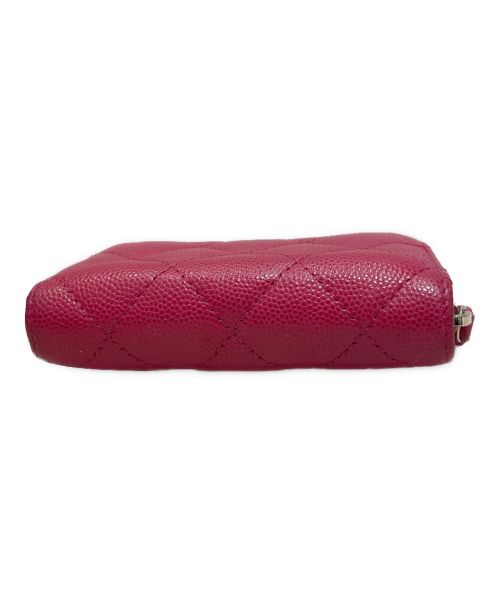 CHANEL（シャネル）CHANEL (シャネル) マトラッセミニウォレット ピンクの古着・服飾アイテム