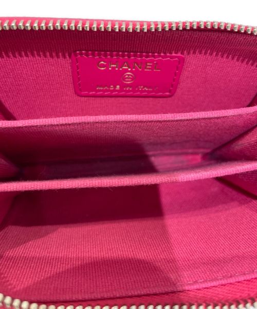 CHANEL（シャネル）CHANEL (シャネル) マトラッセミニウォレット ピンクの古着・服飾アイテム