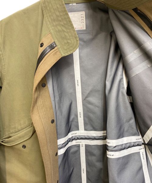 sacai（サカイ）sacai (サカイ) Oxford Coat カーキ サイズ:1の古着・服飾アイテム