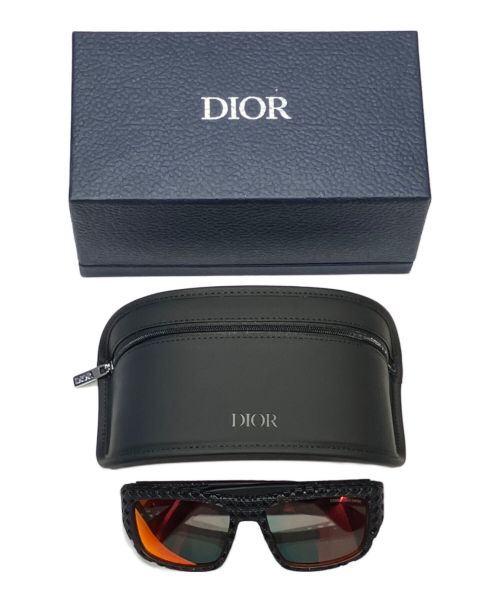 Dior（ディオール）Dior (ディオール) Dior3Dサングラス ブラック×レッド サイズ:57□18-135の古着・服飾アイテム