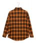 CELINE (セリーヌ) Loose Lumberjack Shirt in Checked Wool  オレンジ サイズ:37：60000円