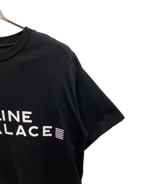 CELINE（セリーヌ）CELINE (セリーヌ) LE PALACE ロゴTシャツ ブラック サイズ:Sの古着・服飾アイテム