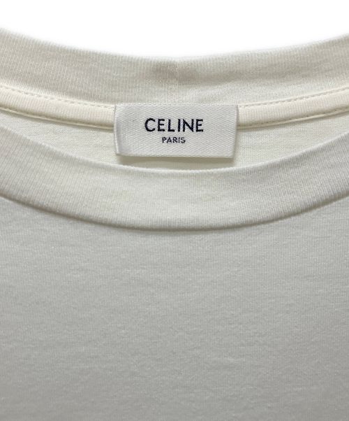 CELINE（セリーヌ）CELINE (セリーヌ) LE PALACE Tシャツ ホワイト サイズ:Sの古着・服飾アイテム