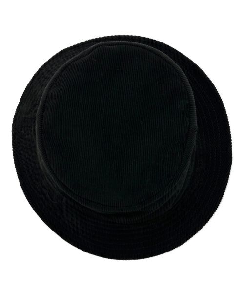 CELINE（セリーヌ）CELINE (セリーヌ) MINI TRIOMPHE BUCKET HAT IN CORDUROY ブラック サイズ:Lの古着・服飾アイテム