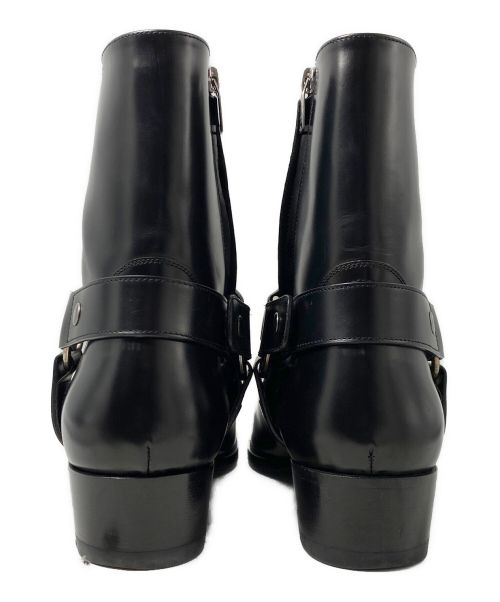Saint Laurent Paris（サンローランパリ）Saint Laurent Paris (サンローランパリ) クラシックワイアットハーネスブーツ ブラック サイズ:41の古着・服飾アイテム