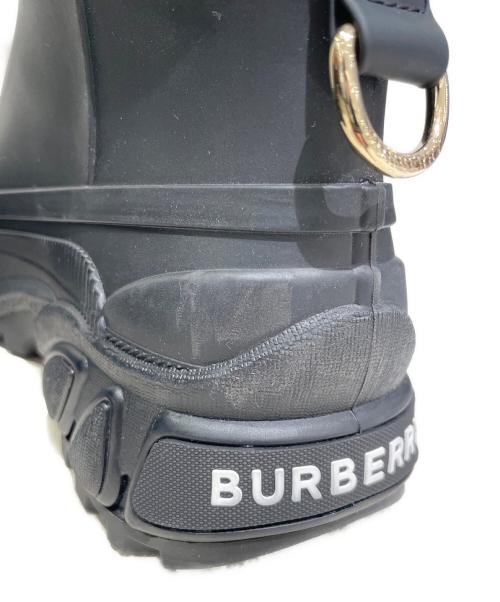 BURBERRY（バーバリー）BURBERRY (バーバリー) レインブーツ ブラック サイズ:38の古着・服飾アイテム
