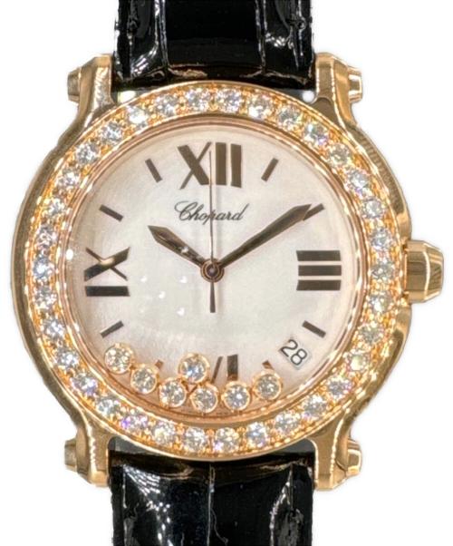 CHOPARD（ショパール）CHOPARD (ショパール) Happy Sport/ハッピースポーツ 白文字盤 サイズ:36mmの古着・服飾アイテム