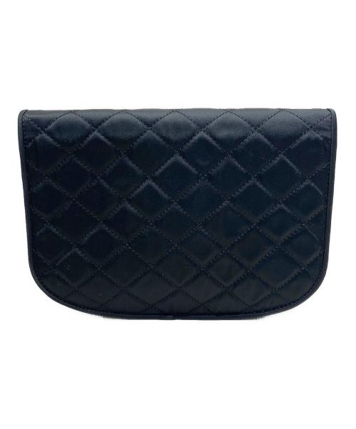 CHANEL（シャネル）CHANEL (シャネル) ハーフムーンチェーンショルダーバッグ ブラックの古着・服飾アイテム
