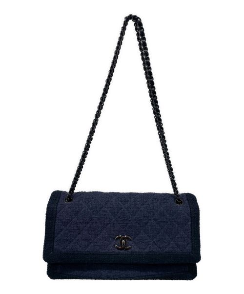 CHANEL（シャネル）CHANEL (シャネル) マトラッセ ネイビー×ブラックの古着・服飾アイテム