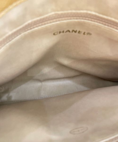 CHANEL（シャネル）CHANEL (シャネル) チェーンショルダーバッグ ベージュの古着・服飾アイテム