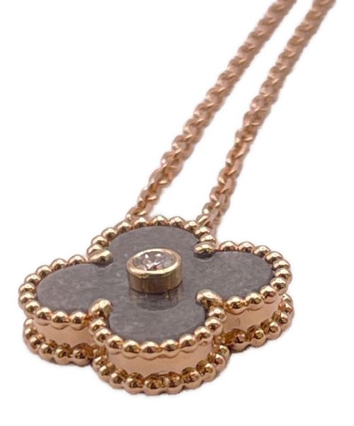 VAN CLEEF & ARPELS（ヴァンクリーフ＆アーペル）VAN CLEEF & ARPELS (ヴァンクリーフ＆アーペル) ヴィンテージアルハンブラ 1Pダイヤネックレスの古着・服飾アイテム