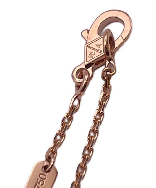 VAN CLEEF & ARPELS（ヴァンクリーフ＆アーペル）VAN CLEEF & ARPELS (ヴァンクリーフ＆アーペル) ヴィンテージアルハンブラ 1Pダイヤネックレスの古着・服飾アイテム
