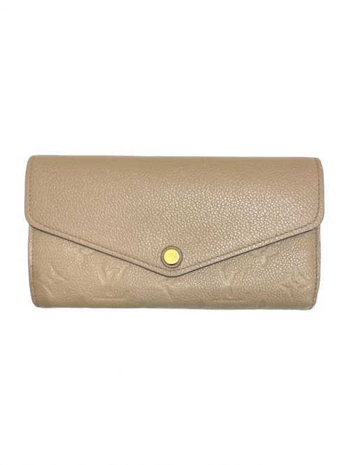 LOUIS VUITTON（ルイ ヴィトン）LOUIS VUITTON (ルイ ヴィトン) ポルトフォイユサラ ベージュの古着・服飾アイテム