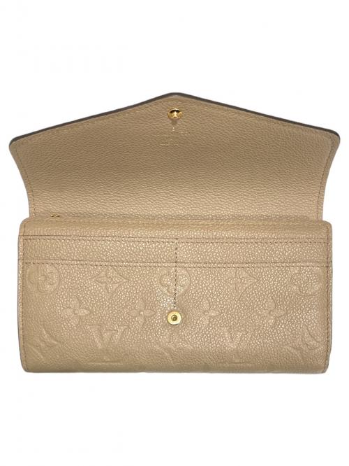 LOUIS VUITTON（ルイ ヴィトン）LOUIS VUITTON (ルイ ヴィトン) ポルトフォイユサラ ベージュの古着・服飾アイテム