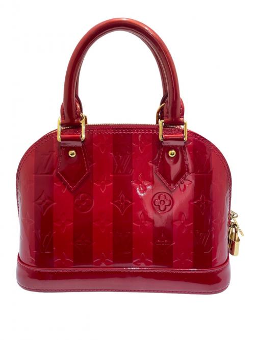 LOUIS VUITTON（ルイ ヴィトン）LOUIS VUITTON (ルイ ヴィトン) ヴェルニ レイユール アルマBB レッド サイズ:BBの古着・服飾アイテム
