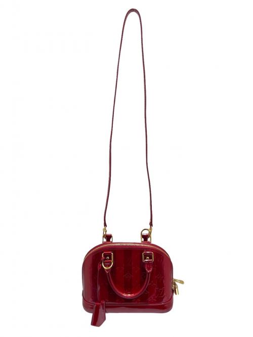 LOUIS VUITTON（ルイ ヴィトン）LOUIS VUITTON (ルイ ヴィトン) ヴェルニ レイユール アルマBB レッド サイズ:BBの古着・服飾アイテム
