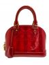 LOUIS VUITTON（ルイ ヴィトン）の古着「ヴェルニ レイユール アルマBB」｜レッド