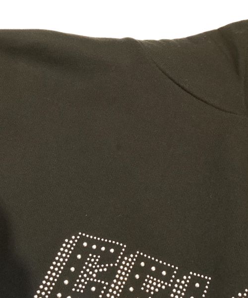 CELINE（セリーヌ）CELINE (セリーヌ) スタッズプルオーバーパーカー ブラック サイズ:Mの古着・服飾アイテム